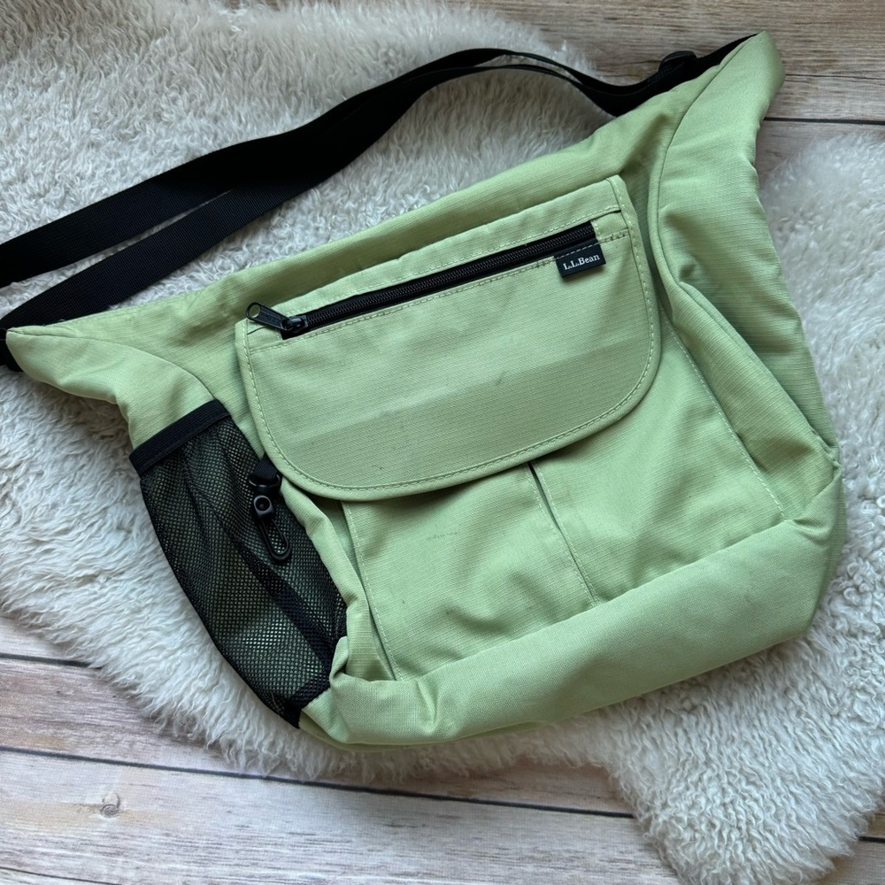 L.L. Bean Green Medium Day Shoulder Bag
